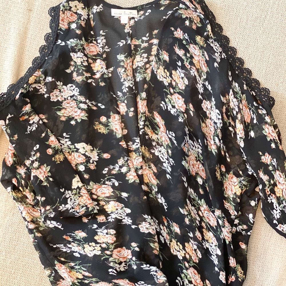 Nine Britton cold shoulder cover up